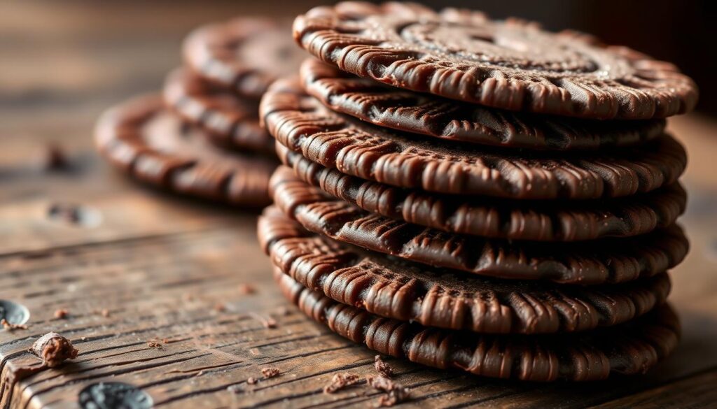 chocolate wafer cookies texture