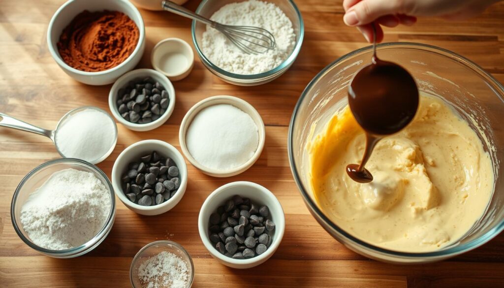 making Chocolate Wafer Cookies