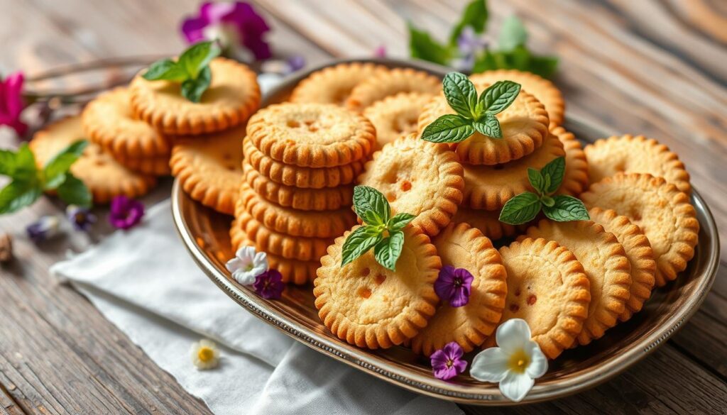 professional wafer cookies presentation