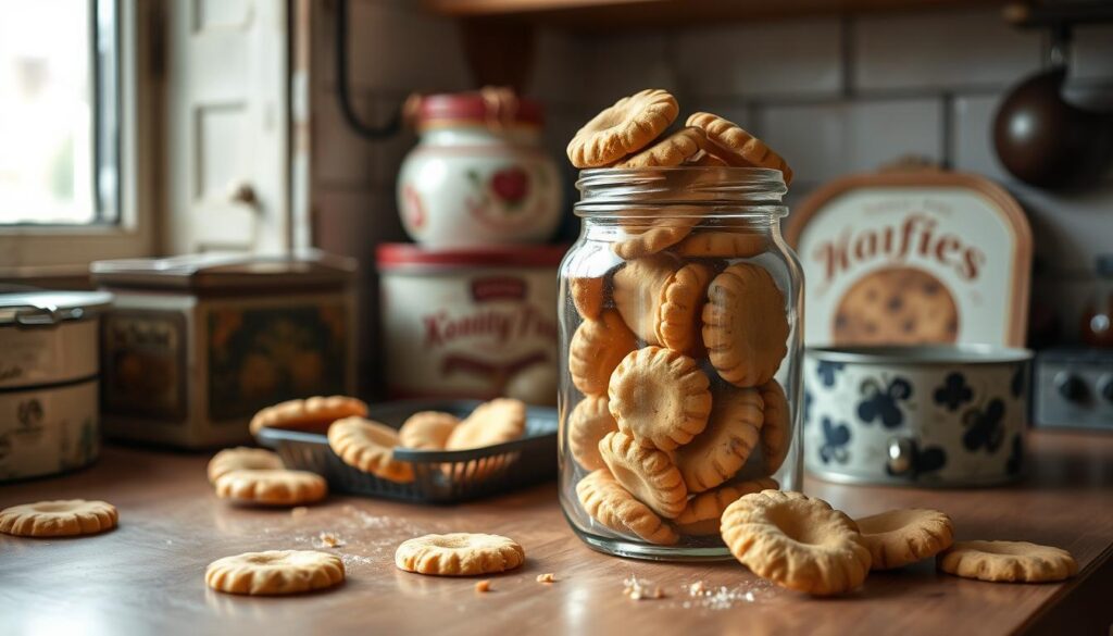 storing wafer cookies