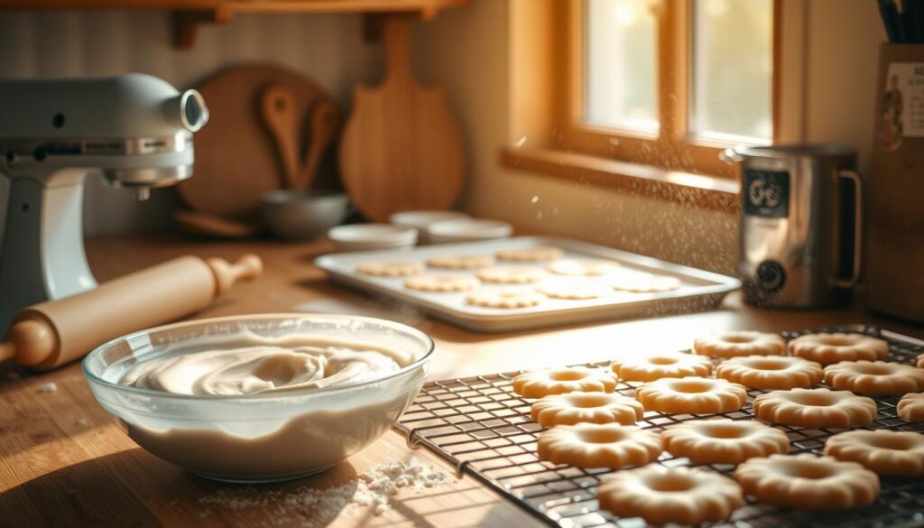 wafer cookie baking
