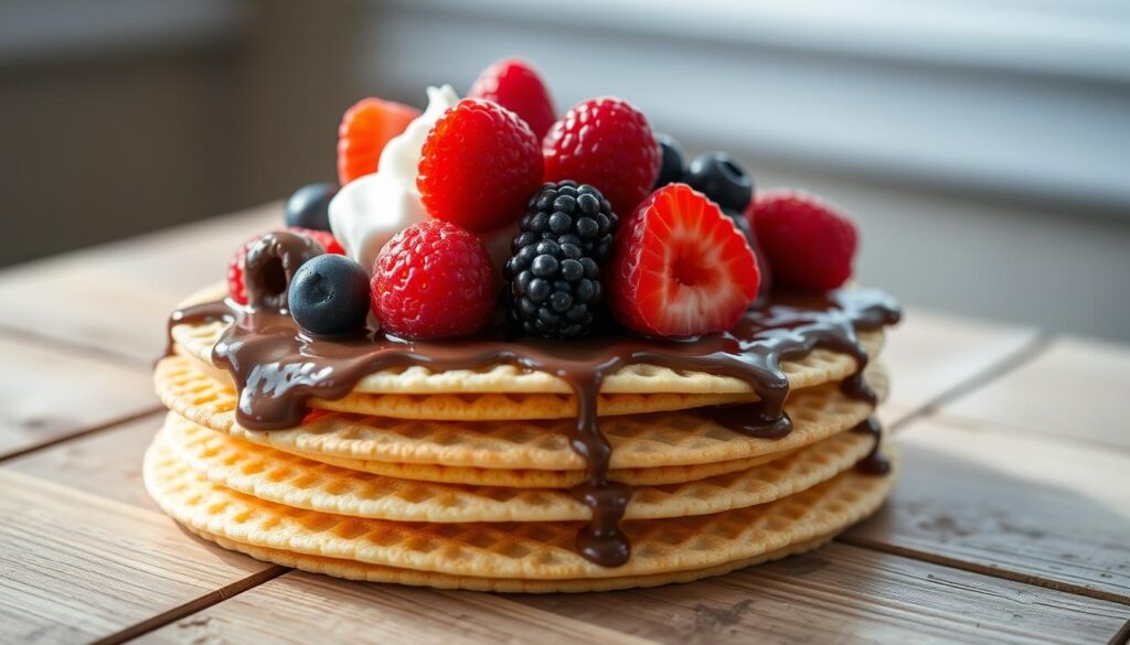 wafer cookie dessert