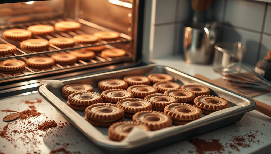 wafer cookies baking