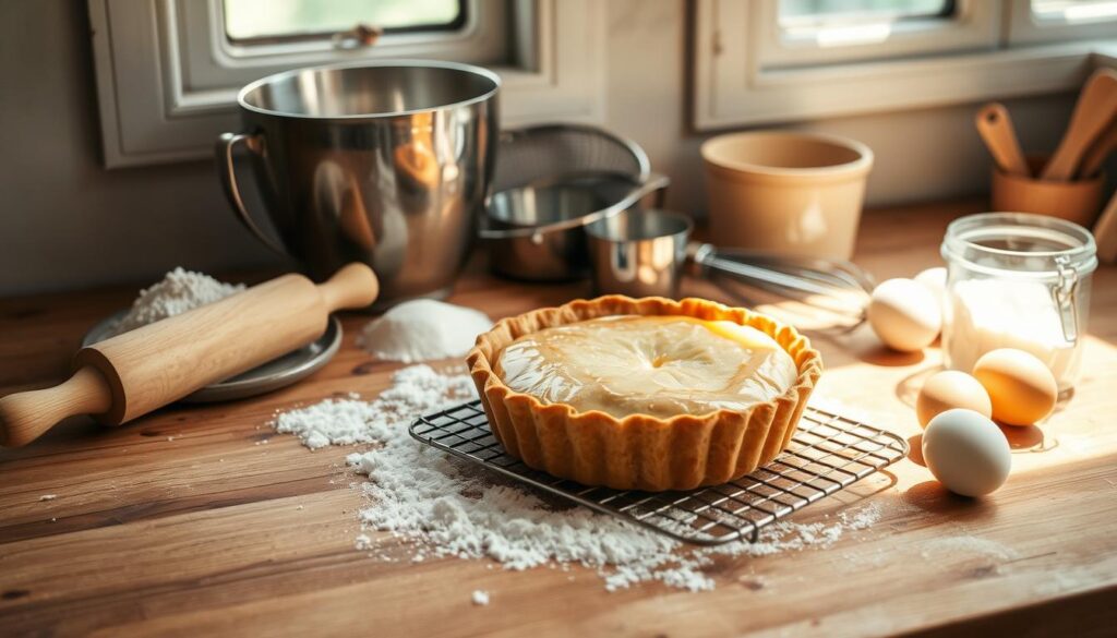 water pie baking