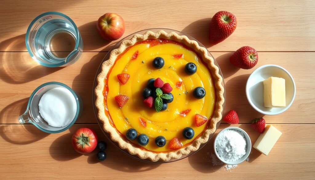 water pie recipe nutritional information